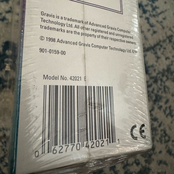 Brand New GRAVIS Gamepad Pro SEALED Windows 95 Model 42021e - Picture 8 of 8